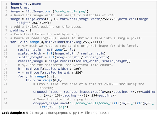 Code Block Example as Shown in My Book