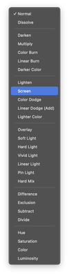 Photoshop Supports Many Blending Modes