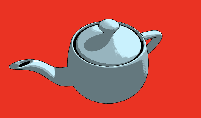 Teapot in Toon Shading